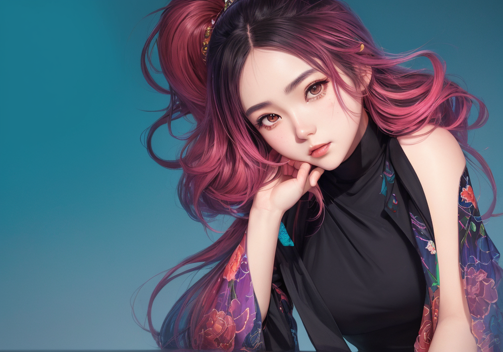 李若彤 AI动漫变身效果图