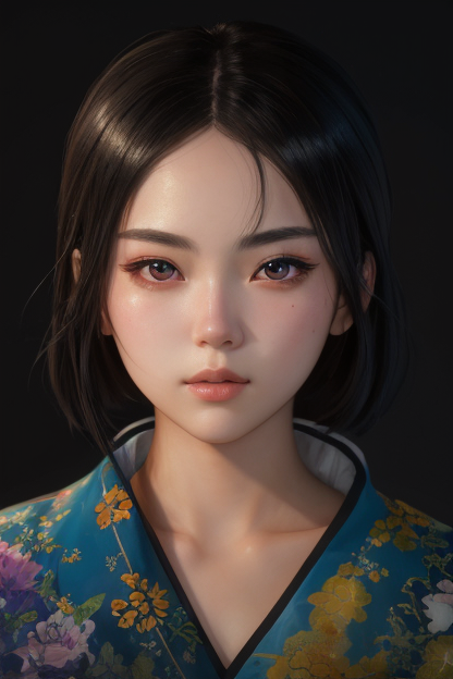 贺希宁 AI动漫变身效果图 2