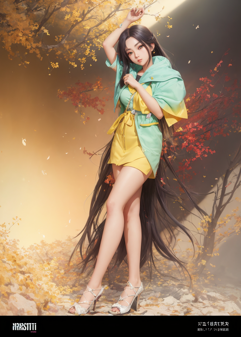 Joan Collins AI动漫变身效果图 1