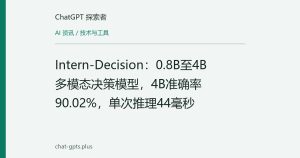 Intern-Decision：0.8B至4B多模态决策模型，4B准确率90.02%，单次推理44毫秒