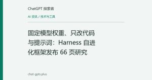 固定模型权重、只改代码与提示词：Harness 自进化框架发布 66 页研究