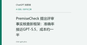 PremiseCheck 提出评审事实核查新框架：准确率接近GPT-5.5，成本约一半