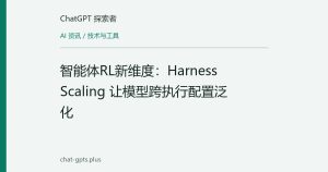 智能体RL新维度：Harness Scaling 让模型跨执行配置泛化