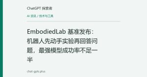 EmbodiedLab 基准发布：机器人先动手实验再回答问题，最强模型成功率不足一半