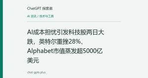 AI成本担忧引发科技股两日大跌，英特尔重挫28%、Alphabet市值蒸发超5000亿美元