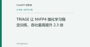TRIAGE 让 NVFP4 强化学习稳定训练，吞吐最高提升 2.3 倍