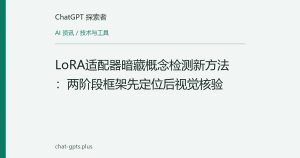 LoRA适配器暗藏概念检测新方法：两阶段框架先定位后视觉核验