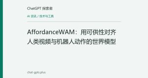AffordanceWAM：用可供性对齐人类视频与机器人动作的世界模型