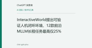 InteractiveWorld提出可验证人机闭环环境，12款前沿MLLM长程任务最高仅25%