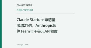 Claude Startups申请量激增21倍，Anthropic暂停Team与千美元API额度