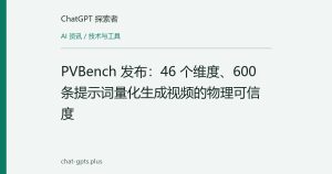 PVBench 发布：46 个维度、600 条提示词量化生成视频的物理可信度