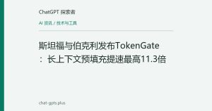 斯坦福与伯克利发布TokenGate：长上下文预填充提速最高11.3倍