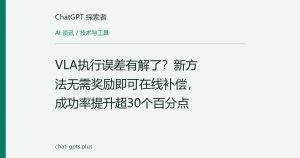 VLA执行误差有解了？新方法无需奖励即可在线补偿，成功率提升超30个百分点