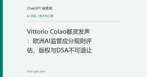 Vittorio Colao都灵发声：欧洲AI监管应分规则评估，版权与DSA不可退让