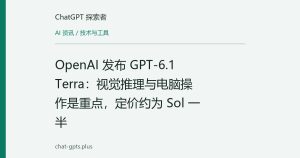 OpenAI 发布 GPT-6.1 Terra：视觉推理与电脑操作是重点，定价约为 Sol 一半