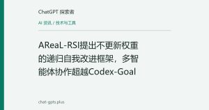 AReaL-RSI提出不更新权重的递归自我改进框架，多智能体协作超越Codex-Goal
