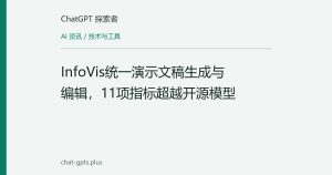 InfoVis统一演示文稿生成与编辑，11项指标超越开源模型