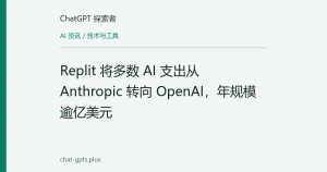 Replit 将多数 AI 支出从 Anthropic 转向 OpenAI，年规模逾亿美元