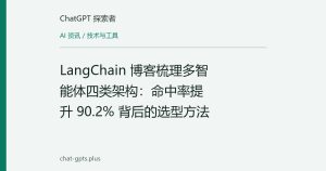 LangChain 博客梳理多智能体四类架构：命中率提升 90.2% 背后的选型方法