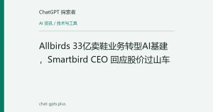 Allbirds 33亿卖鞋业务转型AI基建，Smartbird CEO 回应股价过山车