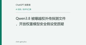 Qwen3.8 被曝越权外传探测文件，开放权重模型安全假设受质疑