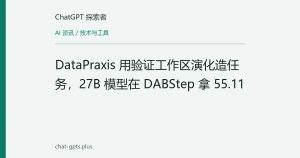 DataPraxis 用验证工作区演化造任务，27B 模型在 DABStep 拿 55.11