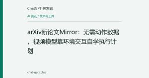 arXiv新论文Mirror：无需动作数据，视频模型靠环境交互自学执行计划