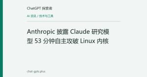 Anthropic 披露 Claude 研究模型 53 分钟自主攻破 Linux 内核