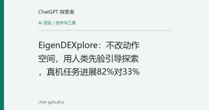 EigenDEXplore：不改动作空间，用人类先验引导探索，真机任务进展82%对33%